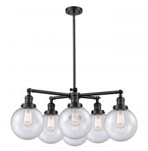 Innovations Lighting 207-6CR-BK-G204-8 - Beacon Chandelier