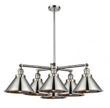 Innovations Lighting 207-6CR-PN-M10 - Briarcliff 6 Light Chandelier