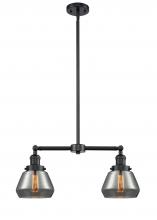 Innovations Lighting 209-OB-G173 - Fulton - 2 Light - 21 inch - Oil Rubbed Bronze - Stem Hung - Island Light