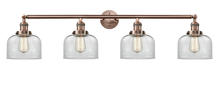 Innovations Lighting 215-AC-G72-LED - Bell - 4 Light - 44 inch - Antique Copper - Bath Vanity Light