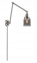 Innovations Lighting 238-SN-G53 - Bell - 1 Light - 8 inch - Brushed Satin Nickel - Swing Arm