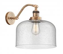 Innovations Lighting 515-1W-BB-G74-L-LED - Bell - 1 Light - 12 inch - Brushed Brass - Adjustable Sconce