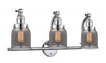 Innovations Lighting 515-3W-PC-G53 - Bell - 3 Light - 28 inch - Polished Chrome - Bath Vanity Light