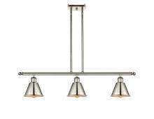 Innovations Lighting 516-3I-PN-M8 - Smithfield - 3 Light - 36 inch - Polished Nickel - Cord hung - Island Light