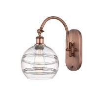 Innovations Lighting 918-1W-AC-G556-8CL - Rochester - 1 Light - 8 inch - Antique Copper - Adjustable - Sconce