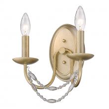 Golden 7644-2W GA - 2 Light Wall Sconce