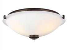 Generation Lighting MC247RB - 3 - Light LED Light Kit in Roman Bronze with Matte Opal Glass