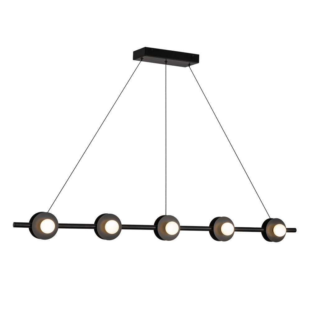 Elixir 48-in Black LED Linear Pendant