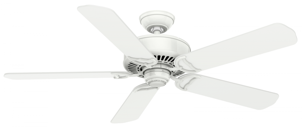 Casablanca 54 inch Panama ENERGY STAR® Snow White Ceiling Fan and Handheld Remote