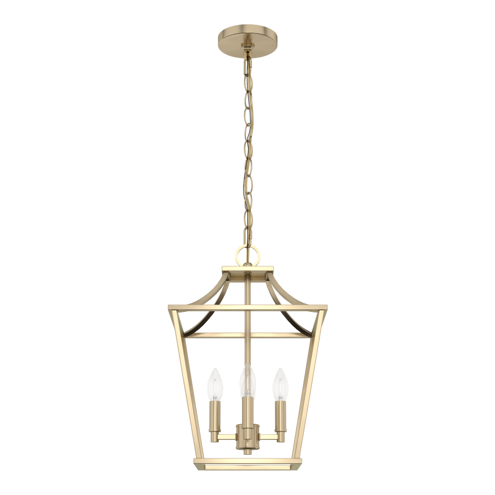 Hunter Laurel Ridge Alturas Gold 4 Light Small Pendant Ceiling Light Fixture