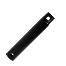 Hunter 99775 - Hunter Flat Matte Black 6 inch Downrod