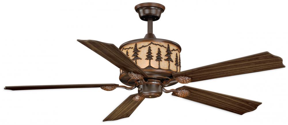 Yosemite 56-in LED Tree Ceiling Fan Burnished Bronze