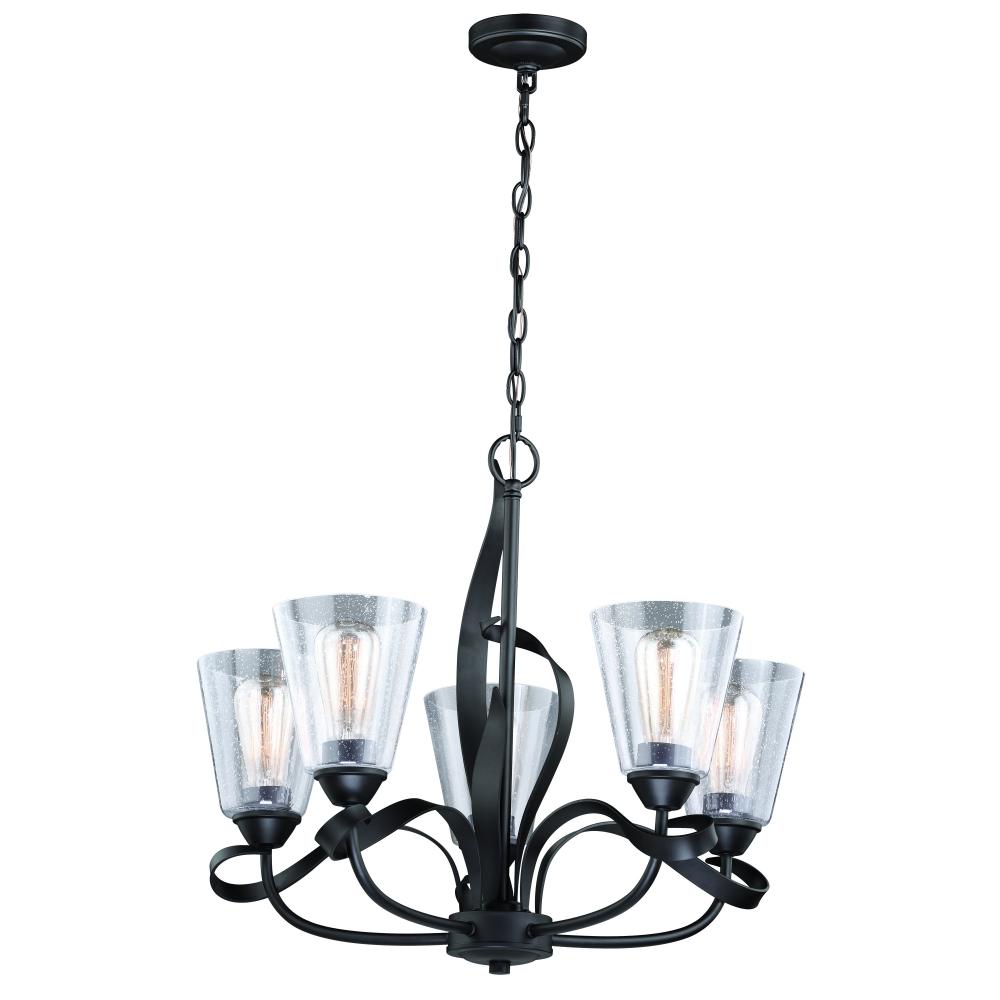 Cinta 5L Chandelier Oil Rubbed Bronze