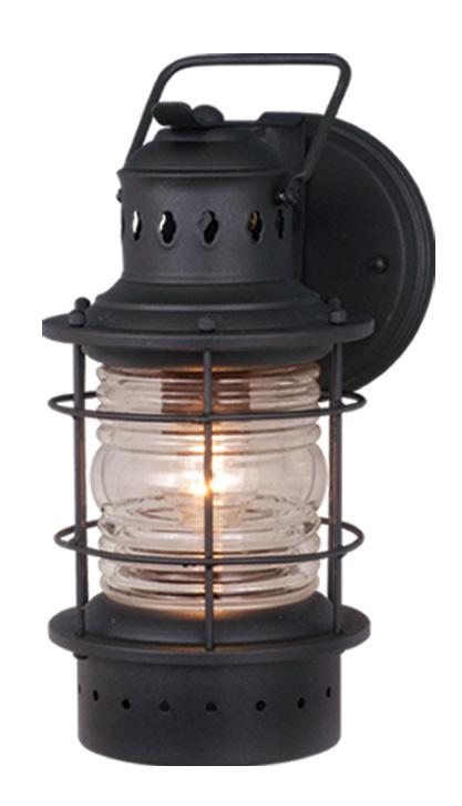 Hyannis 5.5-in Outdoor Wall Light Textured Black