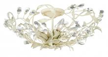 Vaxcel International C0024 - Jardin 19-in Semi Flush Ceiling Light French Cream