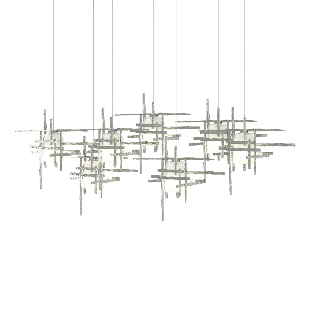 Tura 7-Light Frosted Glass Pendant