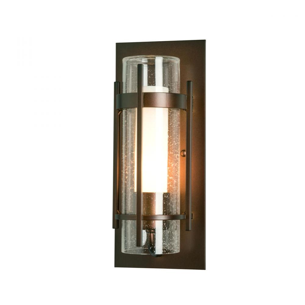 Torch  Seeded Glass Small Outdoor Sconce