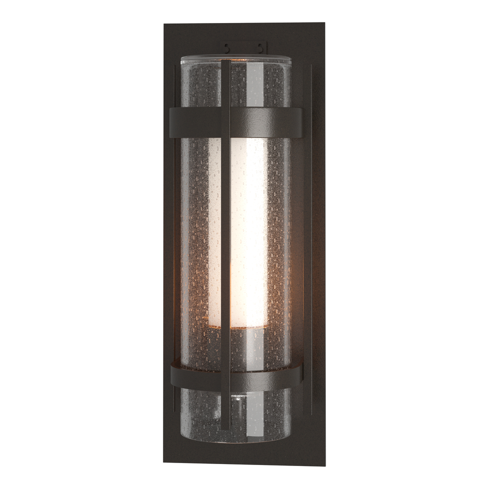 Torch  Seeded Glass Large Outdoor Sconce