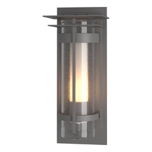 Hubbardton Forge 305999-SKT-78-ZS0664 - Torch  Seeded Glass XL Outdoor Sconce with Top Plate