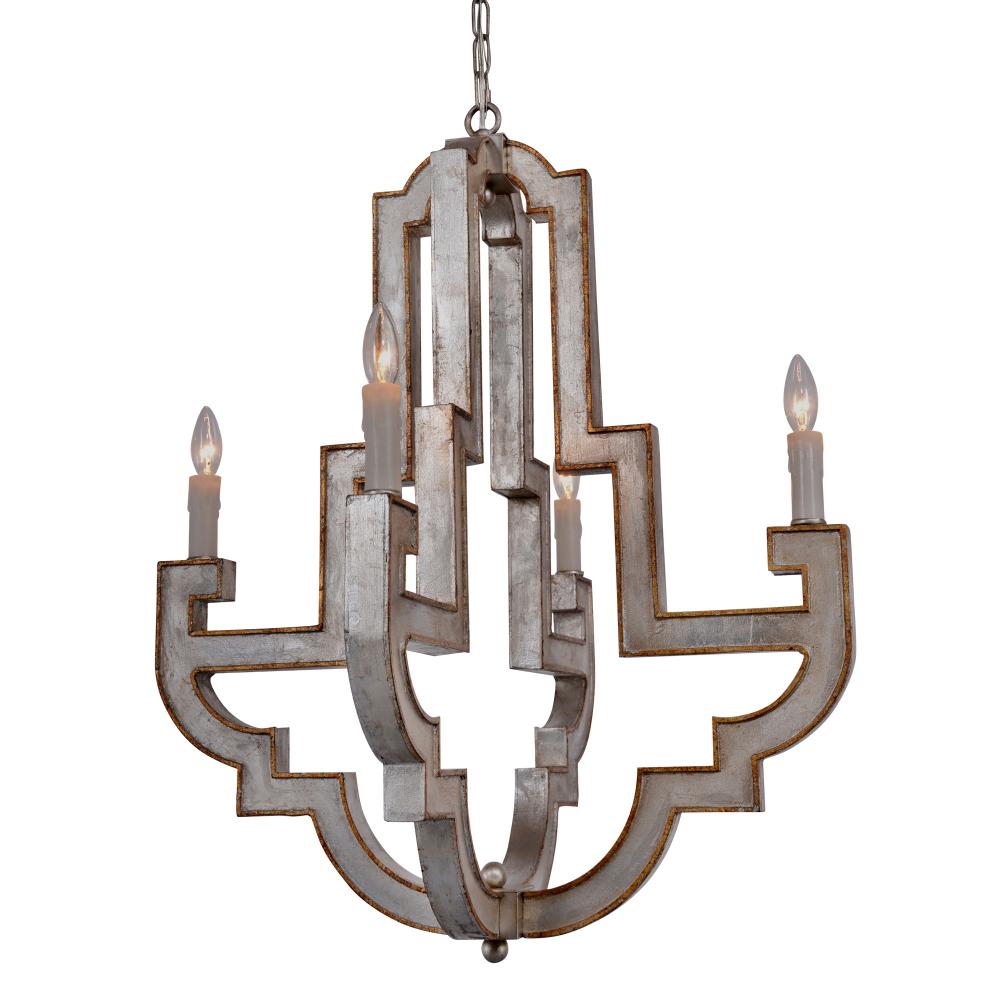 Jamelia  4-light small chandelier