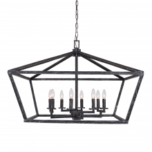 Terracotta Lighting H21130-8BK - Corina Chandelier -  Black