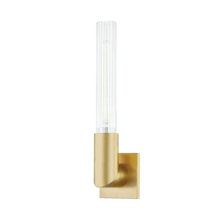 Hudson Valley 1201-AGB - Asher Wall Sconce