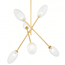 Hudson Valley 5052-AGB - 6 LIGHT CHANDELIER