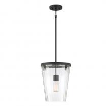 Lighting One US V6-L7-2322-1-89 - Dimond 1-Light Pendant in Matte Black