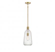 Lighting One US V6-L7-4801-1-322 - Adair 1-Light Pendant in Warm Brass