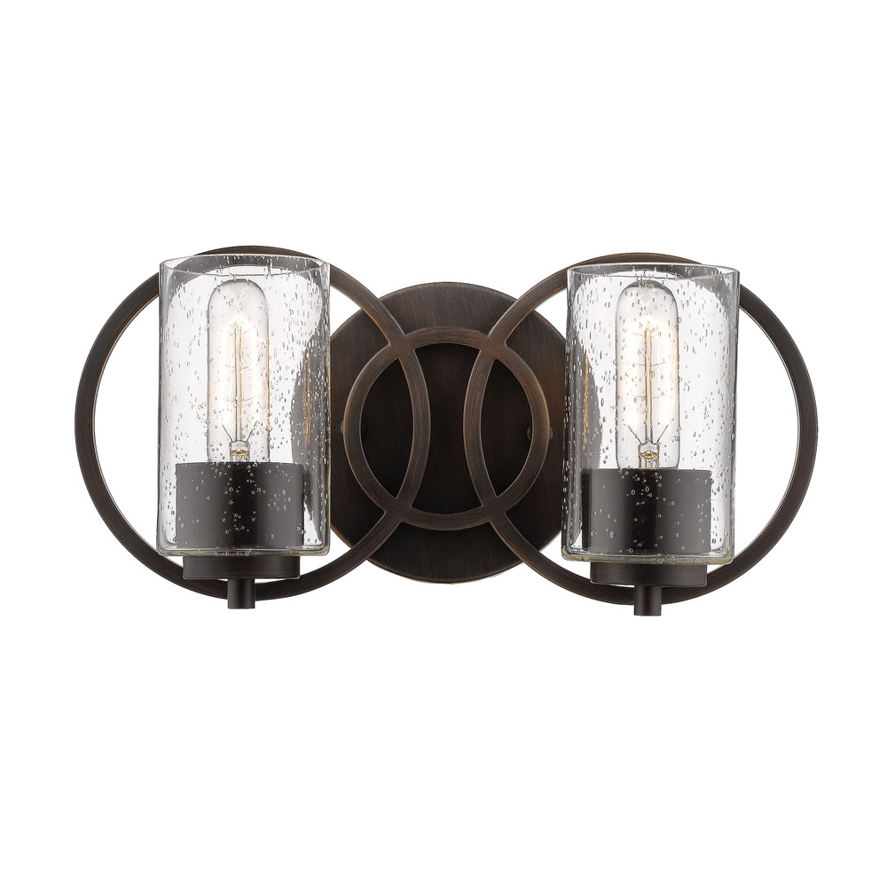 Delano 2-Light Vanity Rubbed Bronze