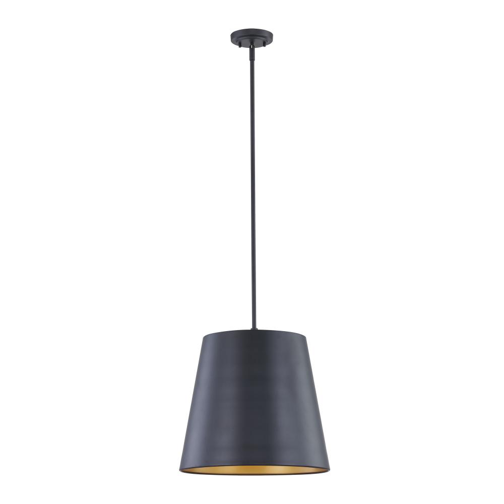 Allson 3-Light Pendant Light Matte Black