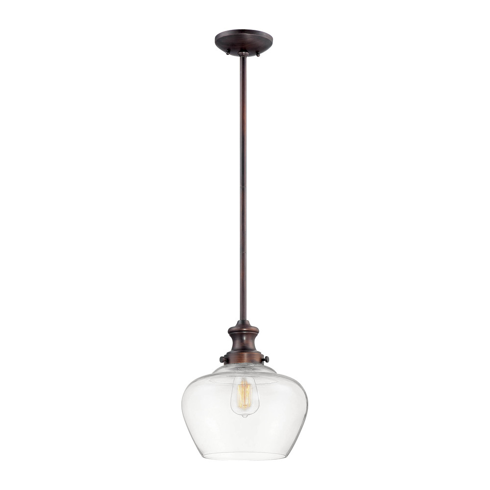 1-Light Pendant light Rubbed Bronze