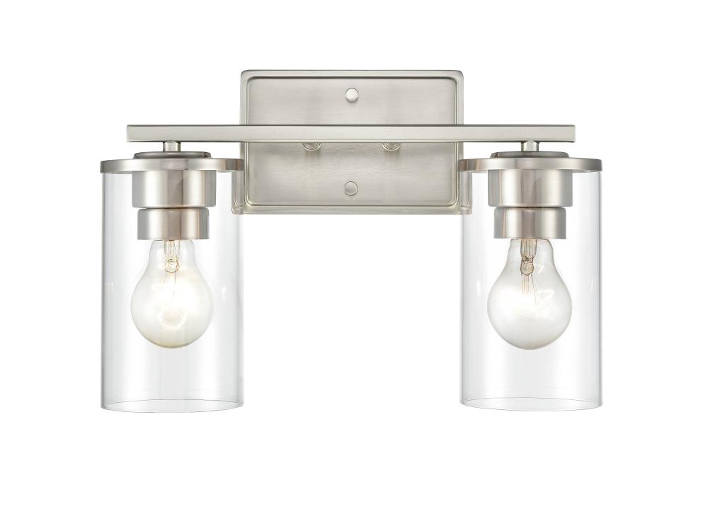 Verlana 2-Light Vanity Brushed Nickel