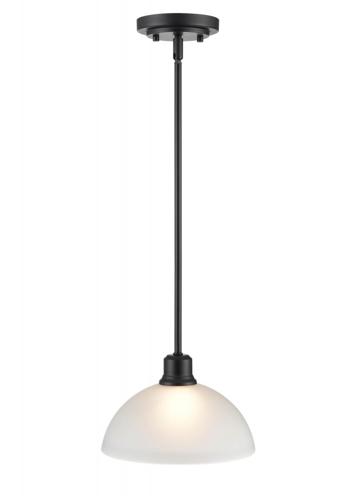 Amberle 1-Light Mini-Pendant light Matte Black