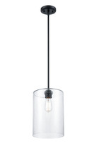 Millennium 9611-MB - Moven 1-Light Mini-Pendant Light Matte Black