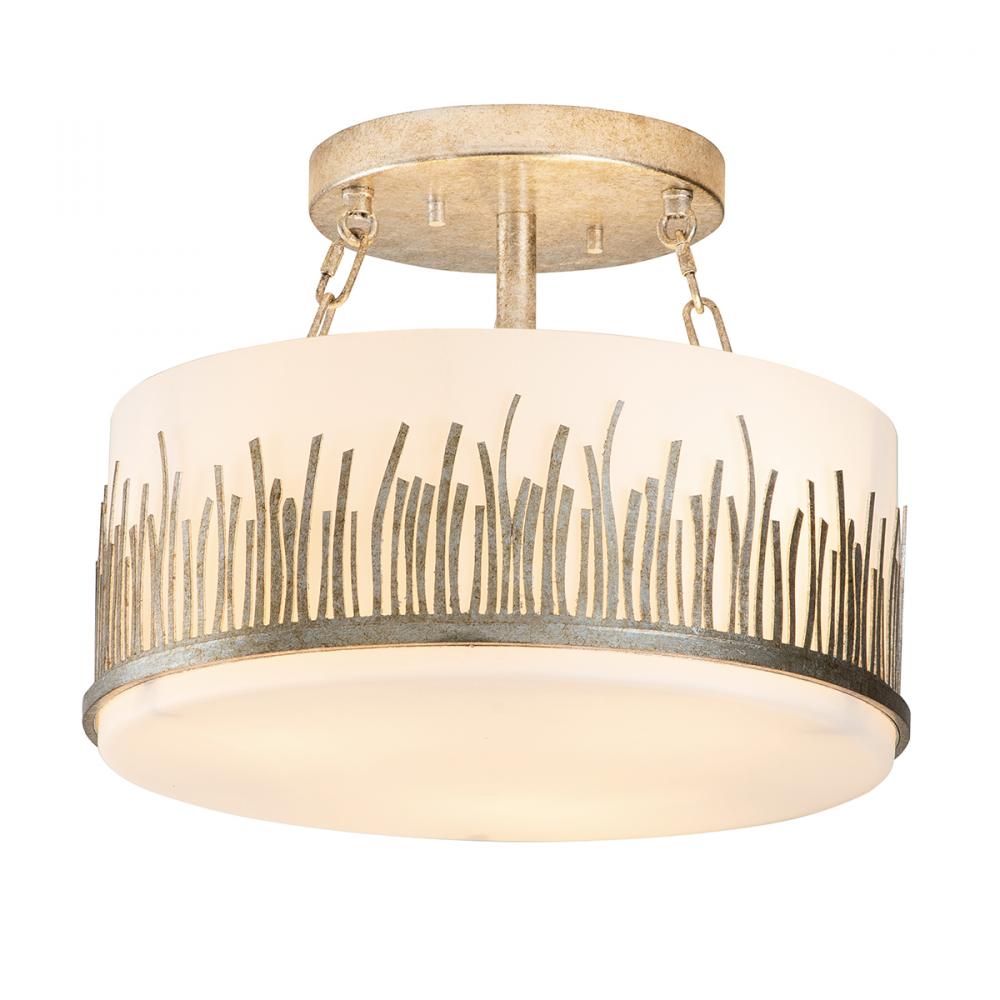 Sawgrass Semi-flush Light in Silver