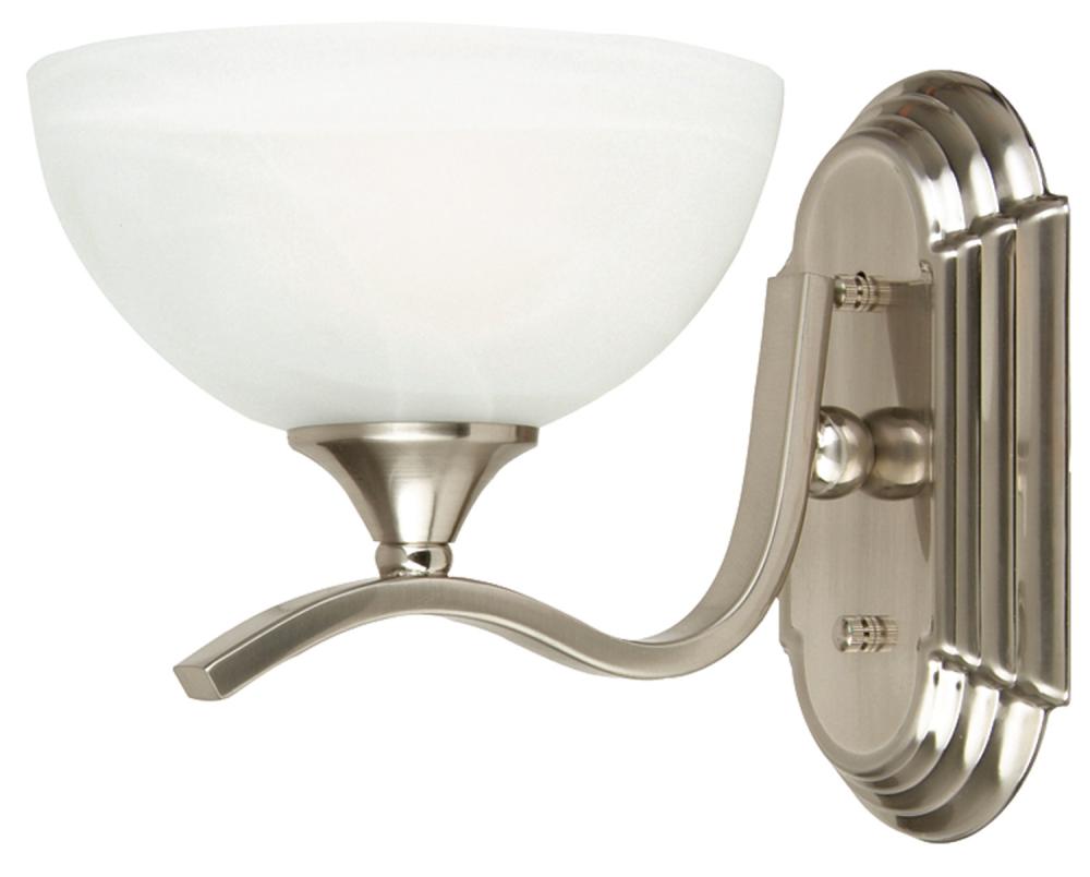 Nickel Bathroom Sconce