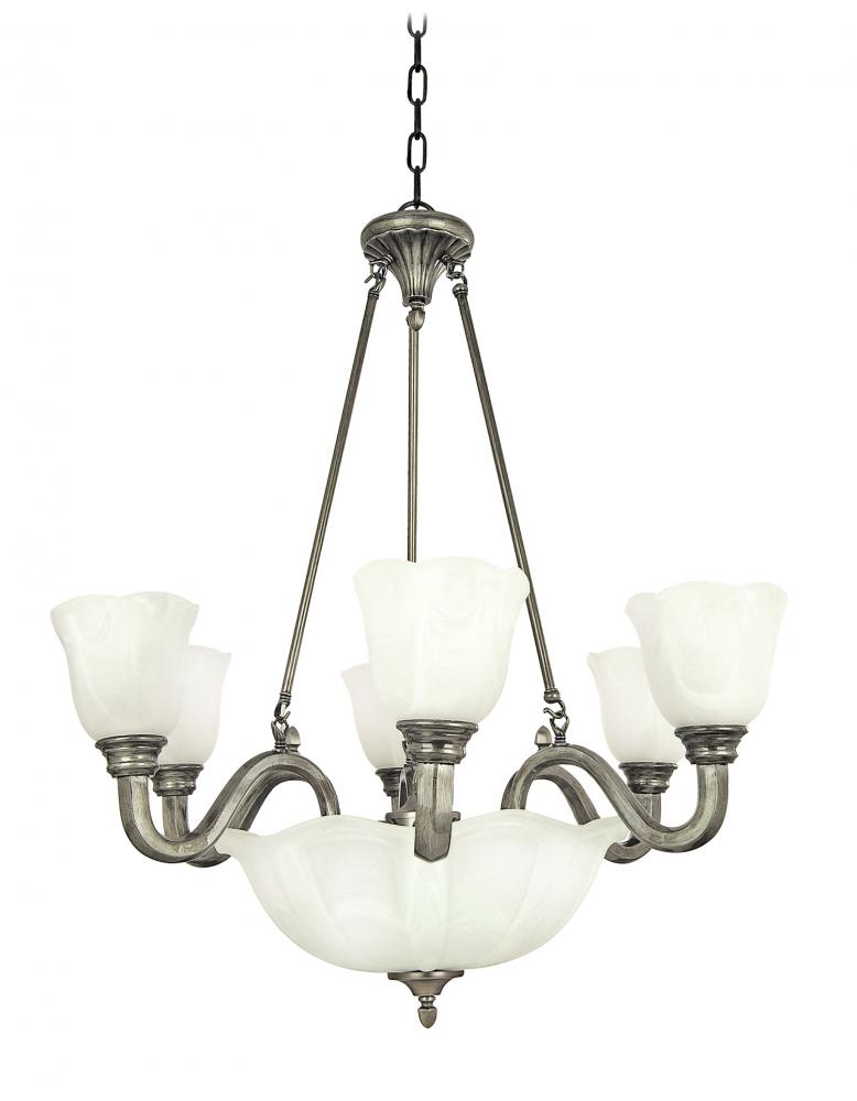 Nickel Up Chandelier