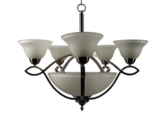 Nickel Up Chandelier