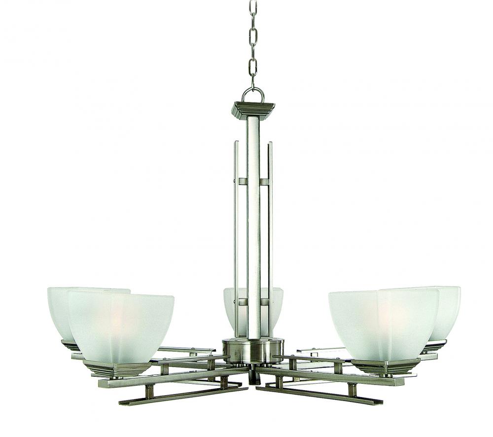 Nickel Up Chandelier