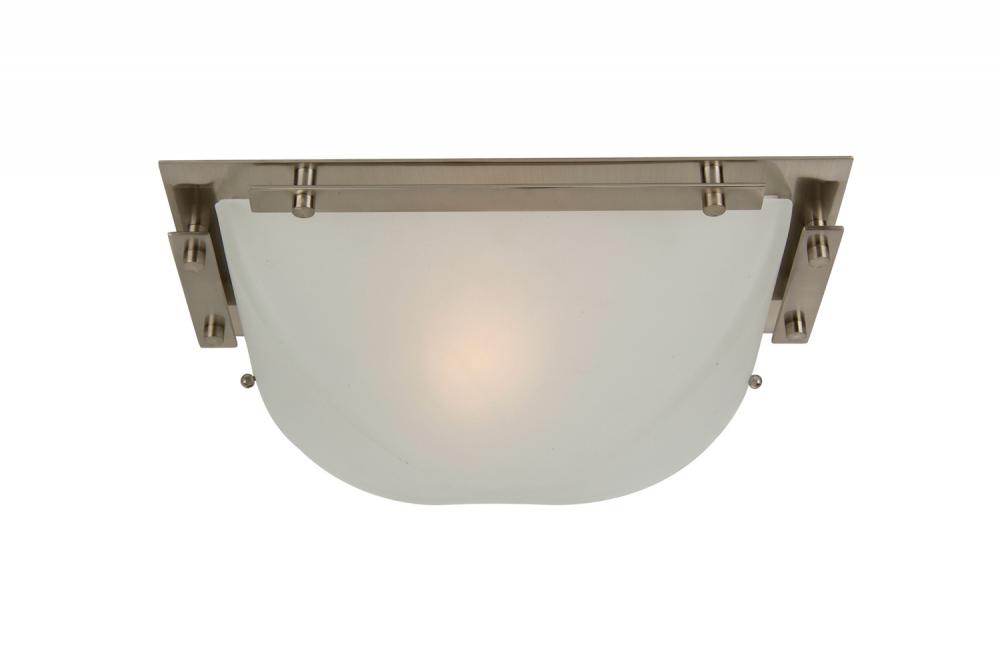 Nickel Bowl Flush Mount