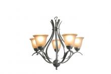 Yosemite Lighting 2020SN - Nickel Up Chandelier