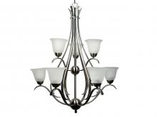 Yosemite Lighting 2520SN - Nickel Up Chandelier