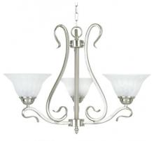 Yosemite Lighting 8733-3SN - Nickel Up Chandelier