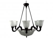 Yosemite Lighting 92130-6+3VB - Bronze Up Chandelier