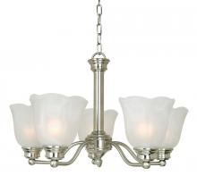 Yosemite Lighting 92135-5SN - Nickel Up Chandelier