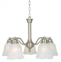 Yosemite Lighting 92135R-5SN - Nickel Down Chandelier