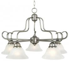 Yosemite Lighting 92235-5SN - Nickel Down Chandelier