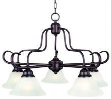 Yosemite Lighting 92235-5VB - Bronze Down Chandelier