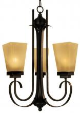 Yosemite Lighting 92733-3VB - Bronze Up Chandelier